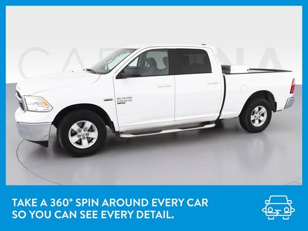 2019 Ram 1500 Classic Crew Cab SLT Pickup 4D 6 1/3 ft pickup White for sale in Ronkonkoma, NY – photo 3
