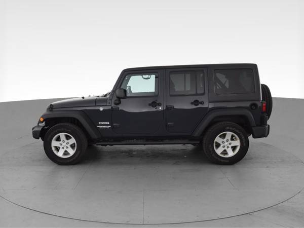 2017 Jeep Wrangler Unlimited Sport S Sport Utility 4D suv Black - -... for sale in West Lafayette, IN – photo 5