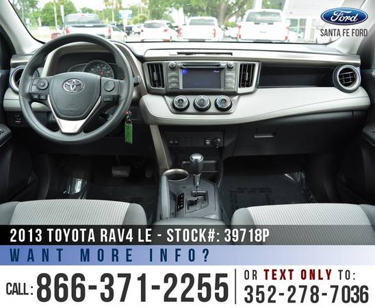 *** 2013 Toyota RAV4 LE AWD *** Bluetooth - Camera - Tinted Windows for sale in Alachua, FL – photo 14