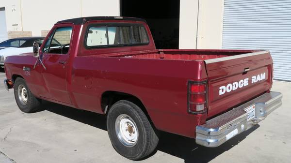 1987 DODGE RAM 1500 SHORT BED 318 V8 RUST FREE! 4 SPEED! for sale in Lucerne Valley, CA – photo 7