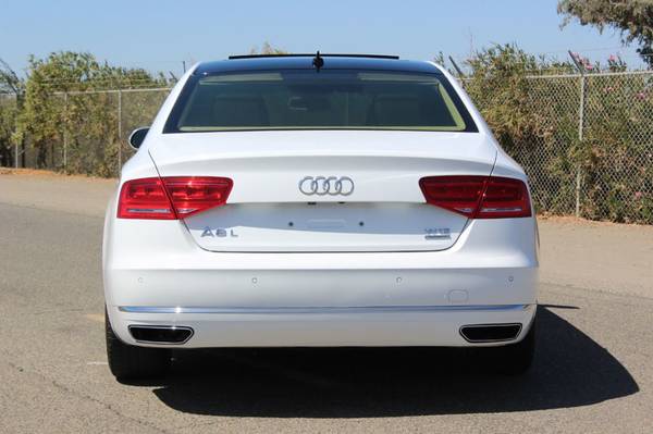 2012 *Audi* *A8 L* *4dr Sedan W12* Ibis White for sale in Tranquillity, CA – photo 7