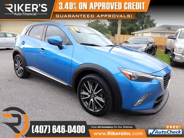 $220/mo - 2017 Mazda CX-3 Grand Touring - 100 Approved! - cars &... for sale in Kissimmee, FL – photo 7