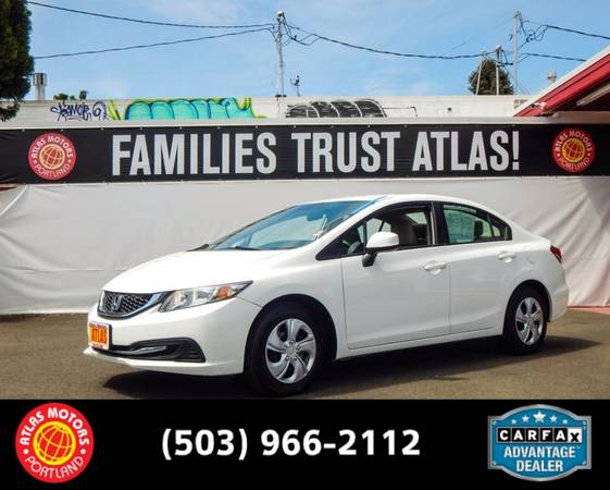 2013 Honda Civic Sdn LX FWD Sedan - - by dealer for sale in Portland, OR
