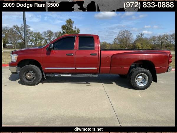 2009 Dodge Ram 3500 SLT 4X4 Dually Diesel - cars & trucks - by... for sale in Lewisville, TX – photo 2