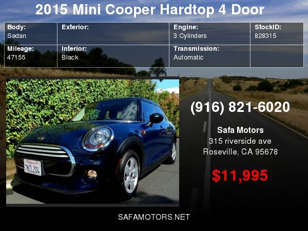 2015 MINI Cooper Hardtop 4 Doors 4D Turbo, 1.5 Liter for sale in Roseville, CA – photo 22