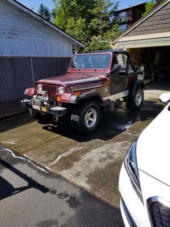 1988 Jeep YJ - cars & trucks - by owner - vehicle automotive sale for sale in Moses Lake, WA – photo 3
