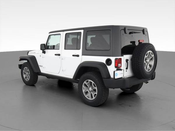 2015 Jeep Wrangler Unlimited Rubicon Sport Utility 4D suv White - -... for sale in Evansville, IN – photo 7