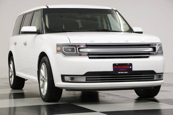 CAMERA - HEATED LEATHER White 2019 Ford Flex Limited SUV for sale in clinton, OK – photo 20