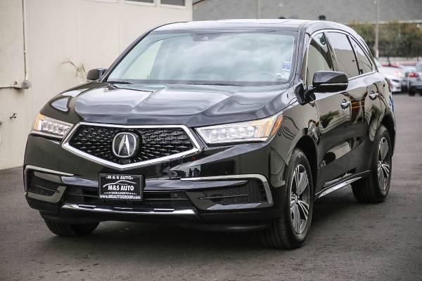 2017 Acura MDX suv Crystal Black Pearl - - by dealer for sale in Sacramento , CA – photo 3