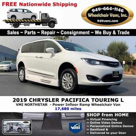 2019 Chrysler Pacifica Touring L Wheelchair Van VMI Northstar - Pow... for sale in LAGUNA HILLS, NV – photo 8