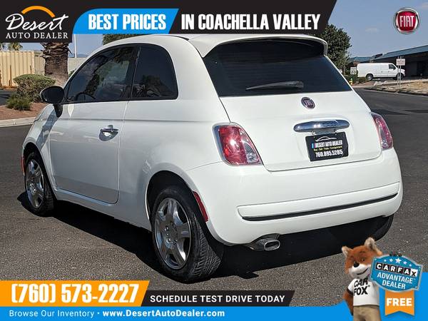 2015 Fiat 500 69,000 MILES 1 OWNER Pop Hatchback that's priced BELOW... for sale in Palm Desert , CA – photo 6