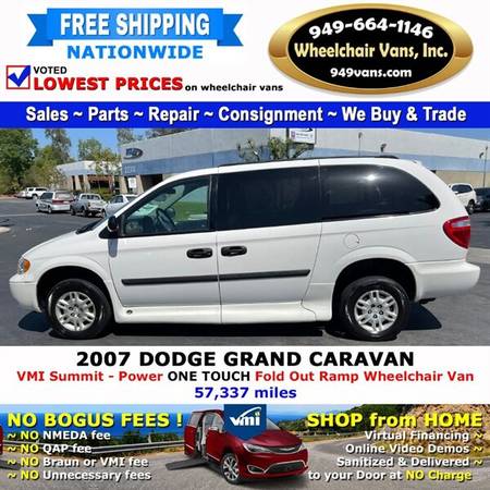 2007 Dodge Grand Caravan SE Wheelchair Van VMI Northstar - Power In for sale in Laguna Hills, CA – photo 9