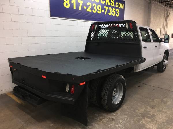 2015 Chevrolet 3500 HD DRW 6.6L Diesel Crew Cab Flatbed - cars &... for sale in Arlington, TX – photo 5