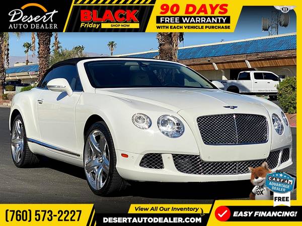 2014 Bentley Continental GT Convertible that's east on the budget -... for sale in Palm Desert , CA – photo 8