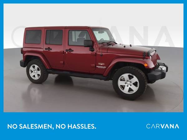2012 Jeep Wrangler Unlimited Sahara Sport Utility 4D suv Red for sale in Cleveland, OH – photo 11