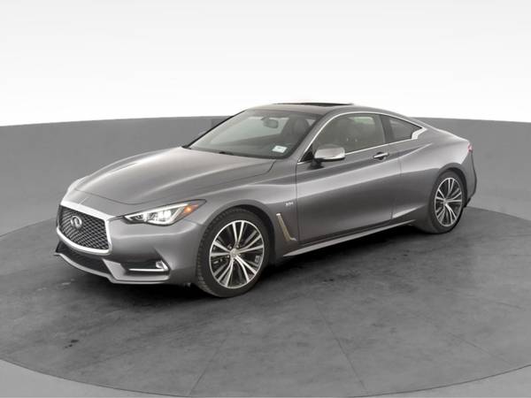 2018 INFINITI Q60 3.0t Luxe Coupe 2D coupe Gray - FINANCE ONLINE -... for sale in Washington, District Of Columbia – photo 3