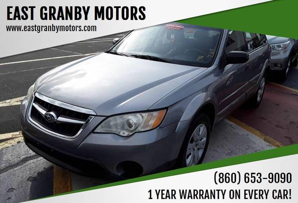 2008 Subaru Outback Base AWD 4dr Wagon 5M - 1 YEAR WARRANTY!!! -... for sale in East Granby, CT