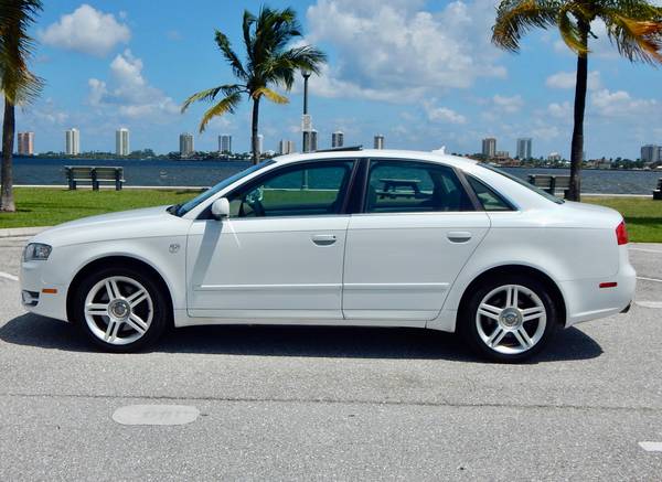 2007 AUDI A4 2.0L TURBO AUTO WHITE ON BEIGE CLEAN TITLE LOW MILES NICE for sale in LAKE PATK, FL – photo 7