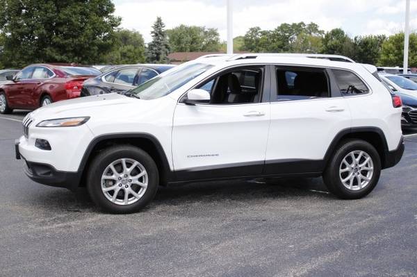 2014 Jeep Cherokee Latitude hatchback Bright White Clearcoat for sale in Villa Park, IL – photo 4
