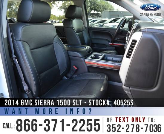 *** 2014 GMC SIERRA 1500 SLT *** Bluetooth - Leather Seats -... for sale in Alachua, GA – photo 21