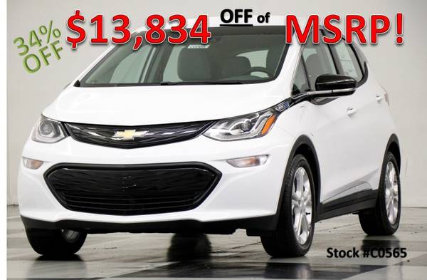 $14013 OFF MSRP!!! ALL NEW Chevy *BOLT EV LT* Electric White... for sale in Clinton, MO