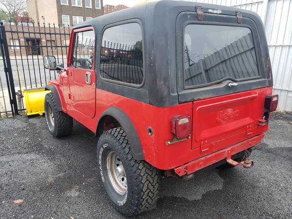 1986 jeep c j 7 with plow - cars & trucks - by owner - vehicle... for sale in Chicago, IL – photo 2