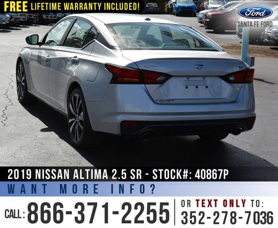 *** 2019 Nissan Altima 2.5 SR *** Touchscreen - SIRIUS - Cruise -... for sale in Alachua, FL – photo 5