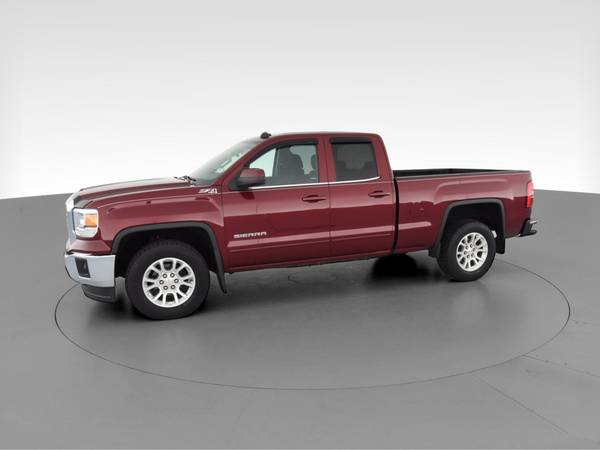 2014 GMC Sierra 1500 Double Cab SLE Pickup 4D 6 1/2 ft pickup Red -... for sale in Rochester , NY – photo 4