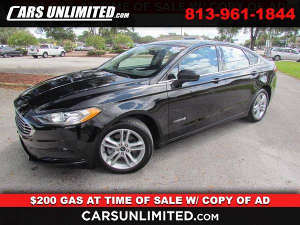 2018 FORD FUSION HYBRID ONLY 19K MILES for sale in TAMPA, FL