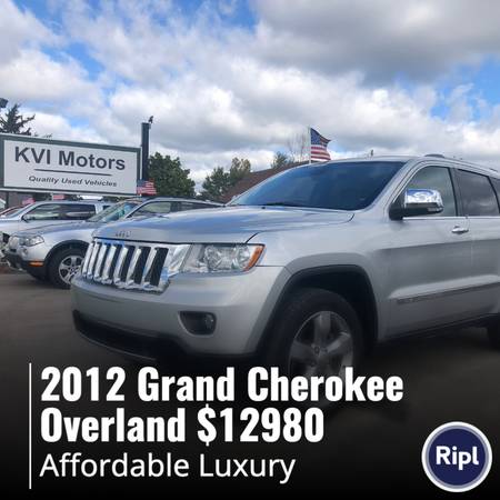12 Grand Cherokee Overland --Nicely Loaded for sale in Davison, MI