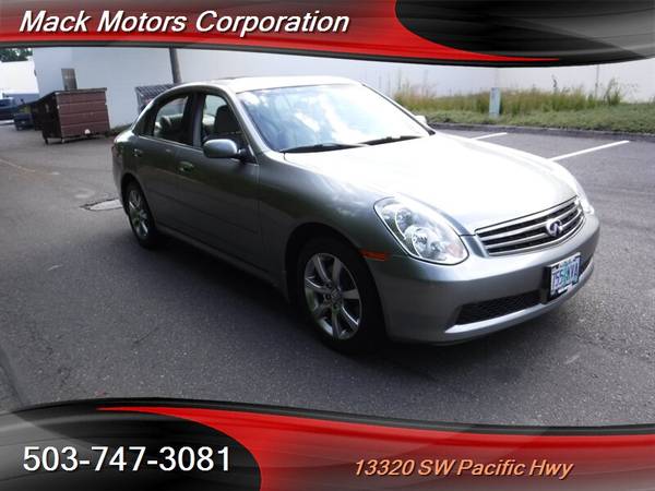 2006 Infiniti G35x 76K Low Miles Heated Leather Seated Moon Roof AWD for sale in Tigard, OR – photo 5