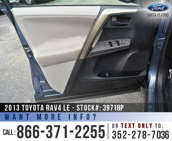 *** 2013 Toyota RAV4 LE AWD *** Bluetooth - Camera - Tinted Windows for sale in Alachua, FL – photo 11