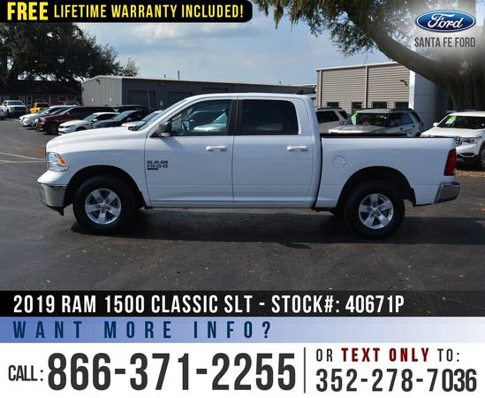 2019 RAM 1500 CLASSIC SLT *** Touchscreen, Homelink, Bluetooth *** -... for sale in Alachua, FL – photo 4