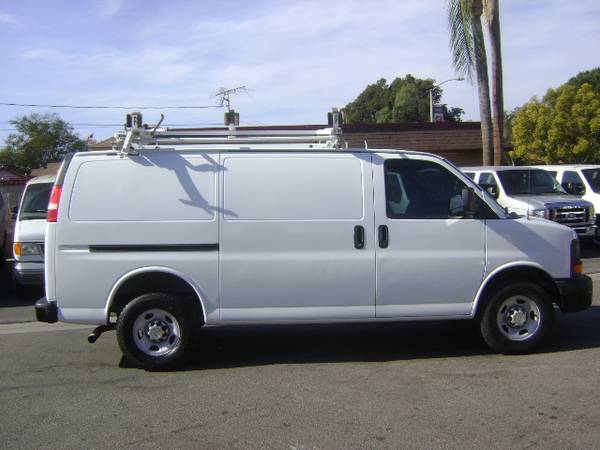 2011 Chevy Express 2500 Cargo Van Ladder Rack Work Bins ENCLOSED NO... for sale in Corona, CA – photo 2