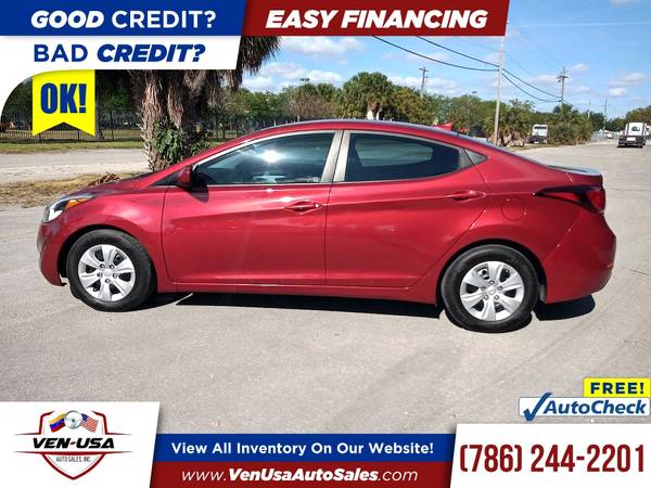 2016 Hyundai Elantra SESedan 6A 6 A 6-A (US) FOR ONLY 219/mo! for sale in Miami, FL – photo 7