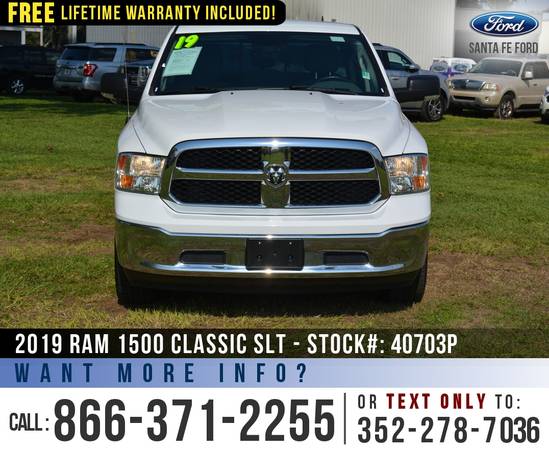*** 2019 RAM 1500 CLASSIC SLT *** Bedliner - Camera - Cruise Control... for sale in Alachua, GA – photo 2