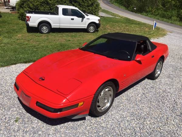 1993 Corvette convertible for sale in THAXTON, VA – photo 2