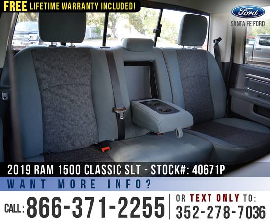 *** 2019 Ram 1500 Classic SLT *** SIRIUS - Touchscreen - Homelink -... for sale in Alachua, GA – photo 18