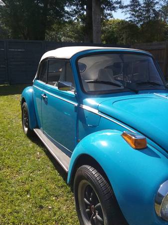 1975 VW Super Beetle Convertible for sale in TAMPA, FL – photo 3