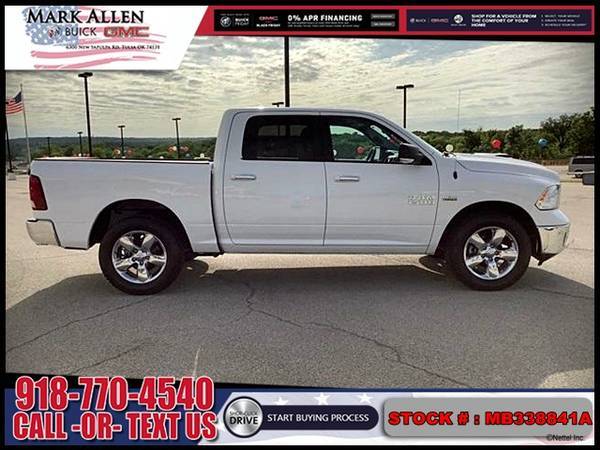 2016 RAM 1500 4WD Crew Cab 5 7 Ft Box Big Horn TRUCK - LOW DOWN! for sale in Tulsa, OK – photo 6