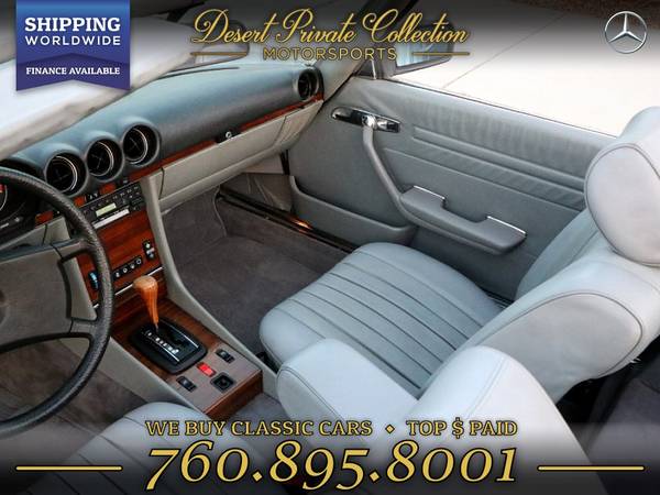 1983 Mercedes-Benz 380SL Low Miles for sale by Desert Private... for sale in Palm Desert , CA – photo 12