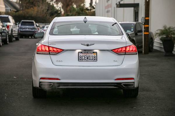2018 Genesis G80 3 8L sedan Casablanca White - - by for sale in Sacramento , CA – photo 5