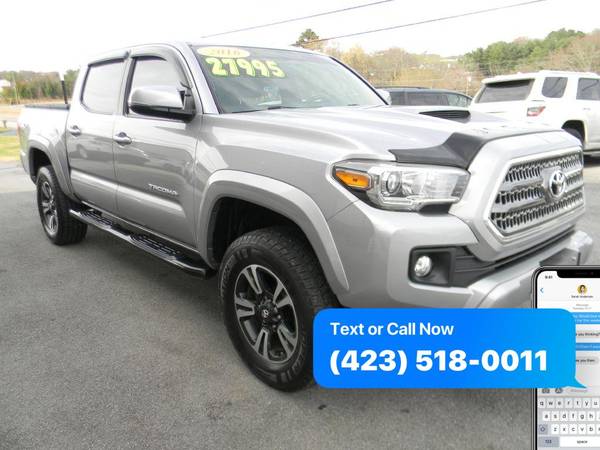 2016 TOYOTA TACOMA DOUBLE CAB - EZ FINANCING AVAILABLE! - cars &... for sale in Piney Flats, TN – photo 4