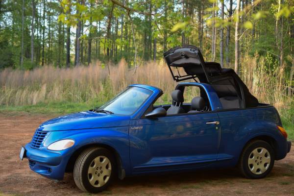 2005 PT Cruiser convertible (metallic blue) - - by for sale in Raleigh, NC – photo 6