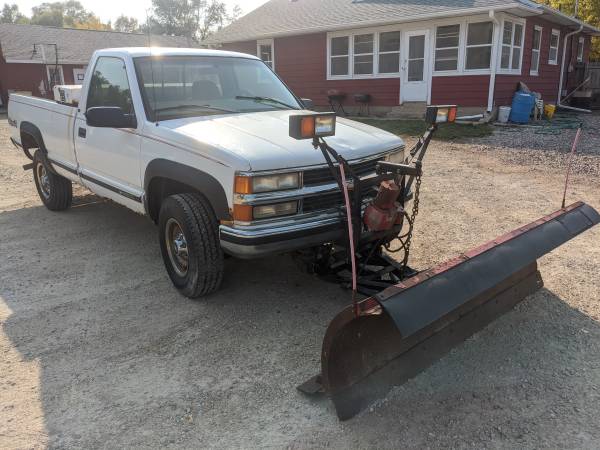 1998 Chevy k2500 Plow Truck - cars & trucks - by owner - vehicle... for sale in Minneapolis, MN – photo 3