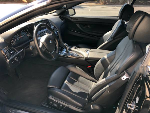 2012 BMW 640i CONVERTIBLE-- BLACK ON BLACK, SUPER CLEAN - cars &... for sale in Corona, CA – photo 21