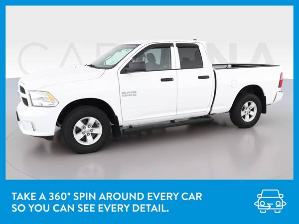 2018 Ram 1500 Quad Cab Tradesman Pickup 4D 6 1/3 ft pickup White for sale in Haverhill, MA – photo 3