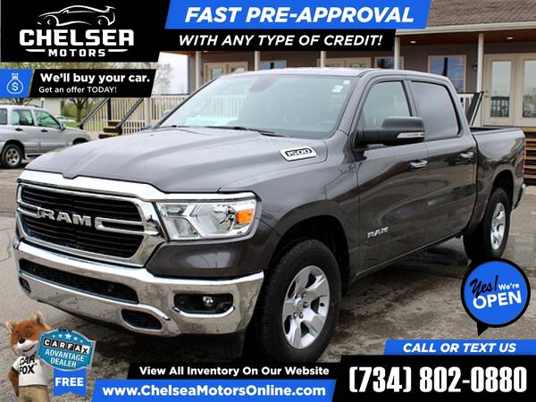 600/mo - 2019 Ram 1500 Big Horn/Lone Star 4WD! Crew 4 WD! Crew for sale in Chelsea, MI – photo 4