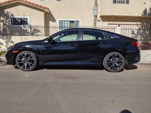 2020 Honda Civic Sport - Clean Title - 8,500 Miles - Black - cars &... for sale in Los Angeles, CA – photo 3