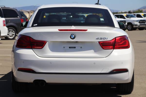 2018 BMW 4 Series 430i Convertible White for sale in Pleasanton, CA – photo 6